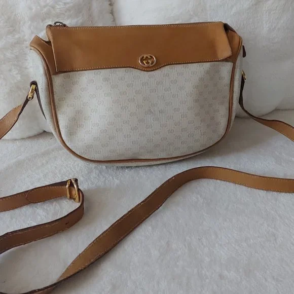 GUCCI VINTAGE Guccisima Purse Crossbody Shoulder Bag - Picture 2 of 16